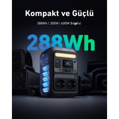 "Anker SOLIX 300W Portable Power Station - Reliable, High-Performance Energy Solution for All Your Adventures!"